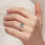 Swavorski Swarovski angelic rectangular ring Photo 2