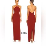 Nookie Australia Formal Bodycon Low Back Floor Length Maxi Lexi Chain Gown Slit Photo 4
