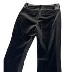 Banana Republic Martin fit velvet black flare pants lined satin waist size 4 Photo 7