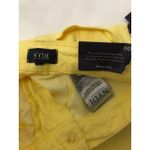 NYDJ Lift & Tuck Yellow Linen Pants Sunshine 00 Dopamine Classic Preppy NEW Photo 6