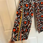 Anthropologie  Red and Black Patterned Wide Leg Pants Photo 4