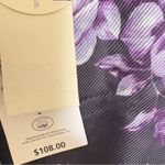 Laura Ashley  Wine to Riches Silk Mandarin Collar Floral  Blouse Blazer Large NWT Photo 4