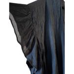 HYFVE Ruffle Sleeve Kimono Open Front Cardigan Lightweight Black S Photo 7