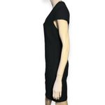 Anthropologie  4.Collective Size 8 Black Cap Sleeve Textured Knit Sheath Dress Photo 2