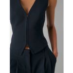 Aritzia Wilfred Attire Vest - Crepette™ Size 00 Dark Night Navy Photo 1