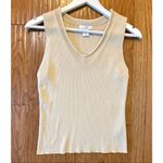 H by Halston H Halston knit vneck taupe tank vest size M Photo 7