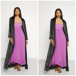 Free People FREE PEOPLEAdella Corset Maxi Dress In beauty berry Photo 1