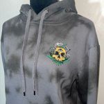 Jasmine Empyre Rose Skull Black Tie Dye Hoodie XS Photo 0