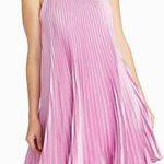 Monique Lhuillier pleated pink dress Photo 0