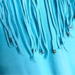 American Vintage Vintage Back in the Saddle Blue Fringe Long Sleeve Casual Top Size Medium Photo 7