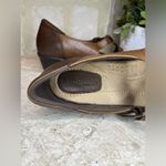 Earth Origins  by Earth brown leather “Regina” Low Pump Loafer Heels Sz 11 Photo 3