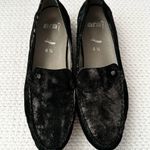 Ara Barb Black Metallic Shine Comfort Loafers Flats Women UK 6.5 US 9 40 EU Photo 3