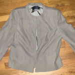 Dress Barn Jacket Size L Grey Suit Outer Long Sleeves Size 14 Photo 0