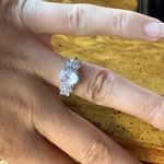 Natural Rainbow Moonstone Sterling Silver Ring Size 7 Photo 3