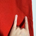 Sisley Wool Skirt Women Orange Zip Closure Classic Quite Luxury Old Money Prep Size 10 Photo 2