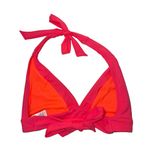 Athleta Hot Pink Unlined Triangle Tie Back Bikini Top Photo 3