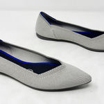 Rothy's [Rothy’s] The Point Birdseye Gray Slip On Washable Ballet Flats Pointed Toe 6.5 Photo 0