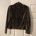 Giancarlo Ferrari faux fur black and gray
jacket. Zipper front. Preowned Size 4 Photo 3