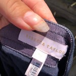 Rebecca Taylor  FAUX LEATHER MIDI SKIRT Photo 4