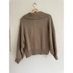 Brochu Walker  Marlowe Taupe Cropped Henley Sweater Size Small Photo 7