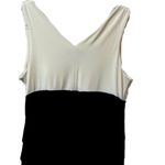 Enfocus Studio En Focus Studio Black & White Sleeveless V-Neck Bodycon Size 12 Dress Photo 4