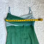 BCBGMAXAZRIA RARE Vintage 90s Y2K Silk Formal Gown ASO Phoebe Friends Ombré Blue Photo 10