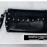 Harley Davidson HARLEY-DAVIDSON Leather Wristlet Wallet Photo 1