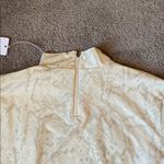 Guess  Erin Mock Neck Python Snakeskin Long Sleeve Crop Top SIZE L Photo 7