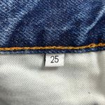 Boyish Womens Tommy High Rise Straight Denim Jeans Greed Blue Button Fly Size 25 Photo 5