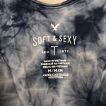 American Eagle  Soft And Sexy Cold Shoulder Tiedye Top Photo 3