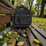 Kate Spade Black Gold Nylon Mini Backpack Photo 1