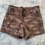 Athleta  Brown Gray Green Camo Farallon Shorts Size 0 Photo 0