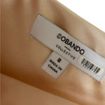 Obando Collecive Cream High Low Satin Sleeveless V Neck Tank Top Women's sz 12 Photo 6