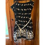Torrid  Black White Floral Embroidered Strapless Party Dress Size 22‎ Photo 1