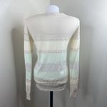 Jason Wu  Striped Merino Pastel Lightweight Pullover Sweater Wool Blend Sz M Photo 3