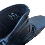 Cobb‎ Hill Rockport Leather Ankle Penfield Women’s Black Pleat Bootie Size 9.5 N Photo 3