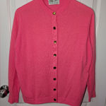 Vintage Dalton Cashmere Cardigan Hot Pink Size undefined Photo 0