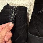 Miu Miu MUI MUI Black Womens Leather Motorcycle Ankle Boots size 7 Suede Photo 3