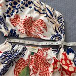 Farm Rio  womens  Mixed Lobsters Linen Mini Dress, M, White/ Multi Nwt Photo 4