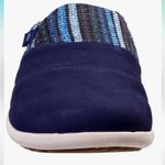 Spenco Orthotic Nubuck Mules Siesta Nuevo Stripe Navy Photo 1