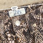 Free People Raw High Rise Snake Print Jeggings Photo 1