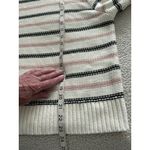 Madewell $98 Cotton Crewneck Sweater Dark Loden Stripe NT643 Size M Photo 12