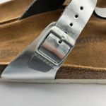 Birkenstock  Mayari‎ Silver Thong Sandals EU 38 US 7 Narrow Width Comfort Slides Photo 10