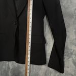 Theory  Virgin Wool Stretch One Button Blazer Jacket Women's 0 Black Photo 9