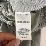 Rich & Skinny Meadow Joggers Size Medium Sage Green Stretch Waist Photo 8