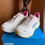 Hoka NIB -  Women's Running Shoes - Cream and Yellow size 11B Photo 0