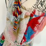 Farm Rio  Maxi Dress Tropical Sz small fruit Foliage Motif Maximalist  Photo 12