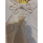 Anne Carson Anne Carson Beige Blouse, Women's Small Tan Silk Shirt, Long Sleeve Top Photo 4