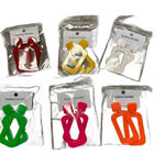 Bundle of 6 pair Fashion Jewelry earrings Orange Photo 0