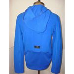 New NWT Adidas Stella McCartney M Bright Blue $250 Fleece Hoodie Jacket Warm Size M Photo 1